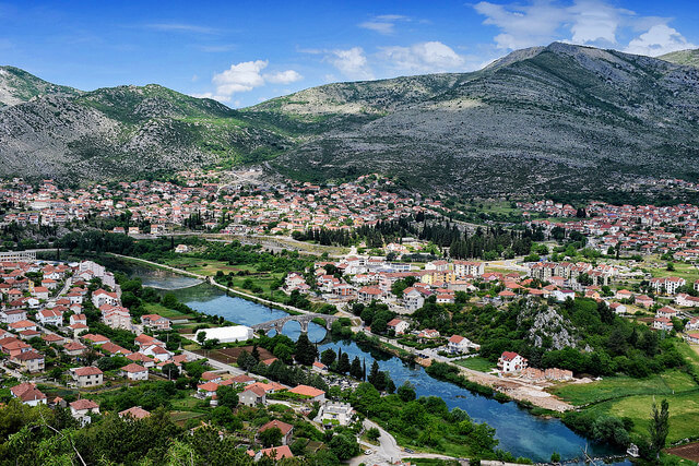 Vista aérea de Trebinje