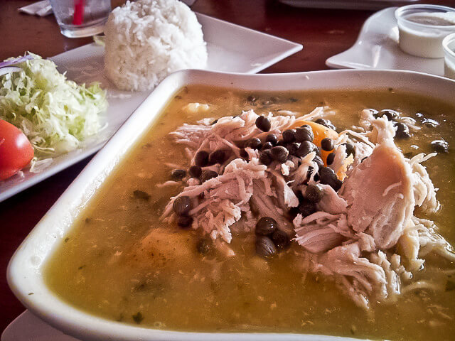 Plato de ajiaco