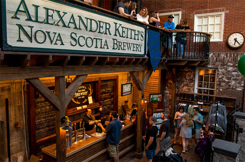 La cervecería Alexander Keith, en Halifax.