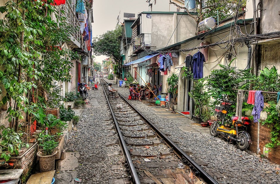 Calle del Barrio Antiguo de Hanoi