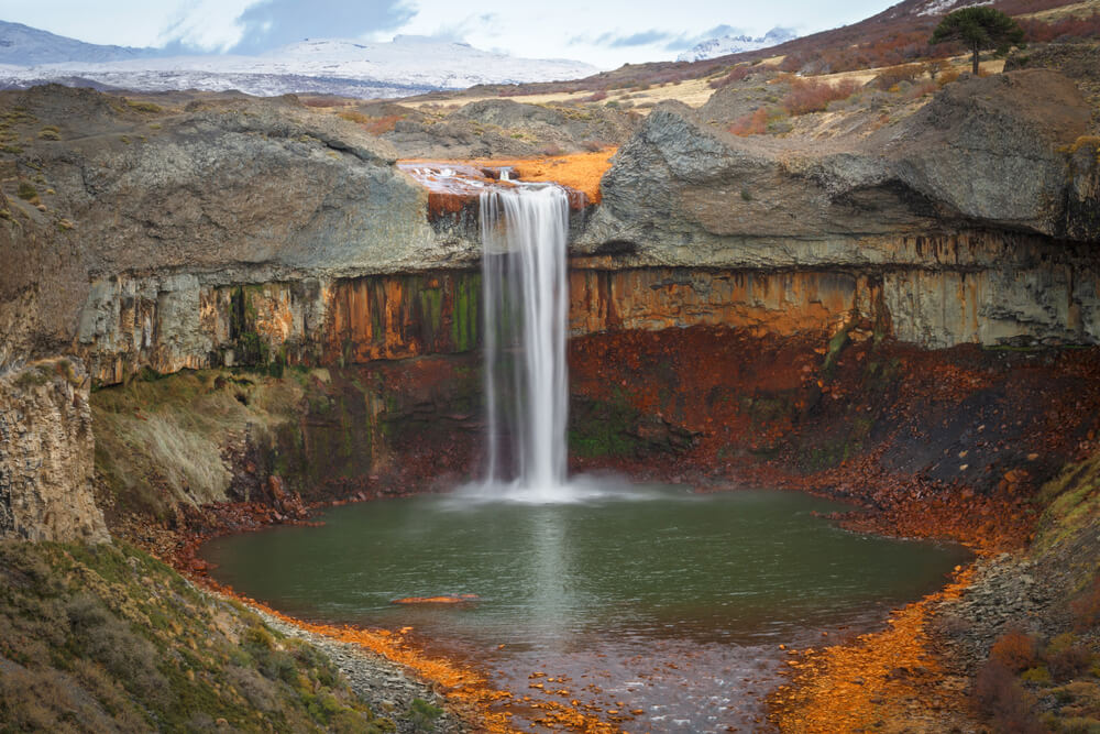 Cascada del río Agrio en Caviahue-Copahue