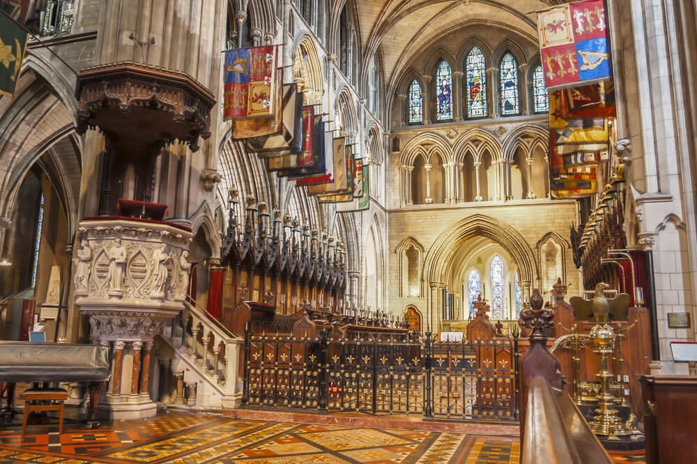 Interior de la catedral de San Patricio de Dublín