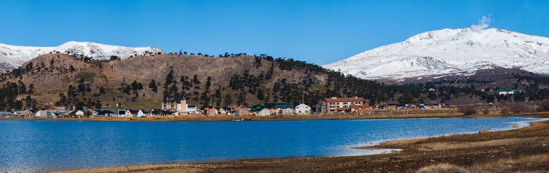 Vista del pueblo de Caviahue