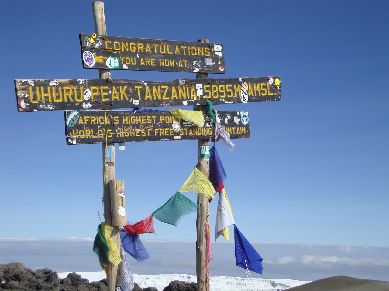 Cima del monte Kilimanjaro