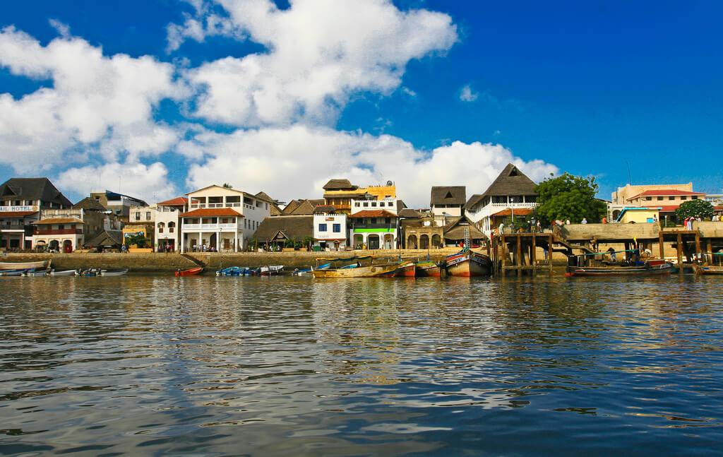 Vista de la ciudad de Lamu
