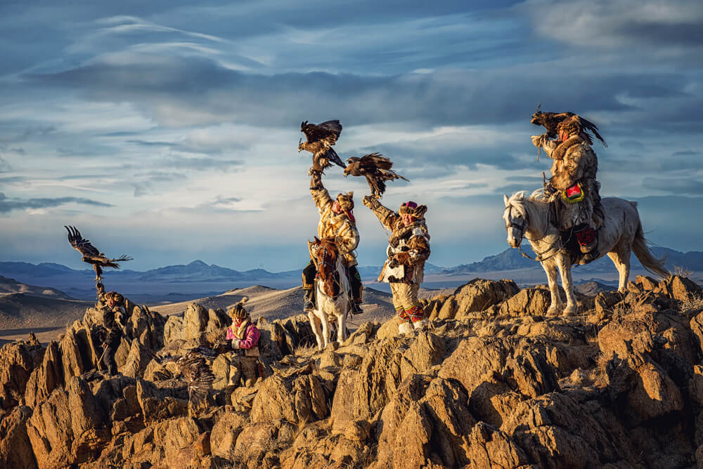 Tribu en Mongolia