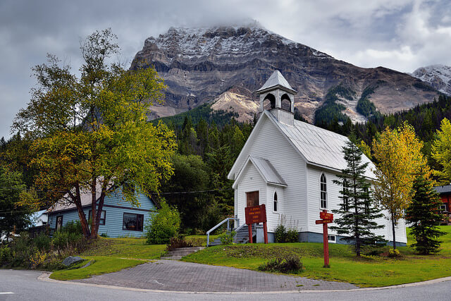 Iglesia de Field en el Parque Nacional Yoho