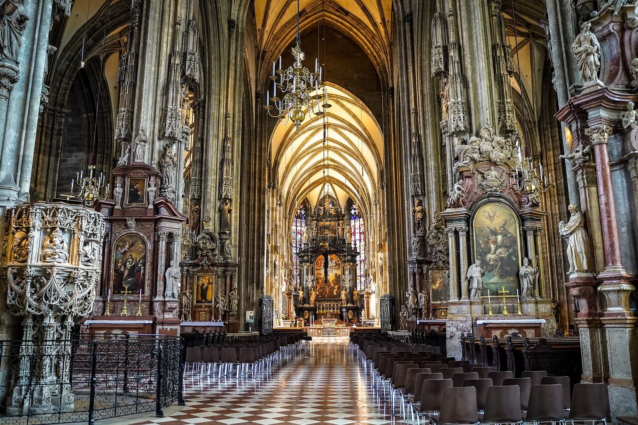 Interior de la catedral de San Esteban de Viena