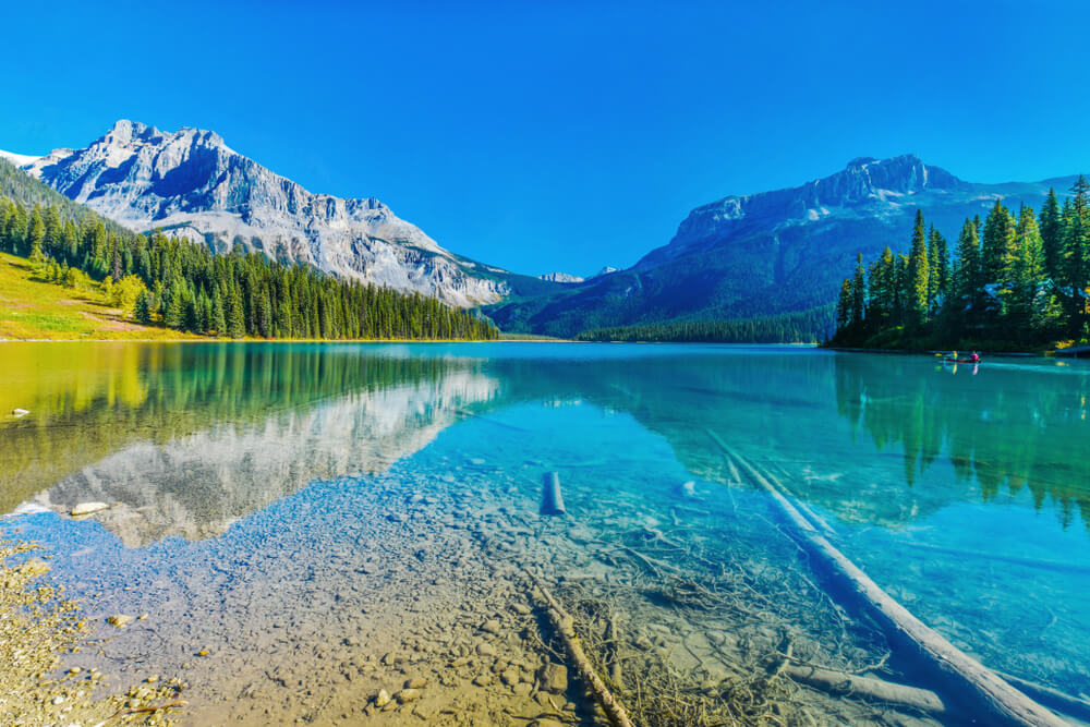 Lago Esmeralda en el Parque Nacional Yoho