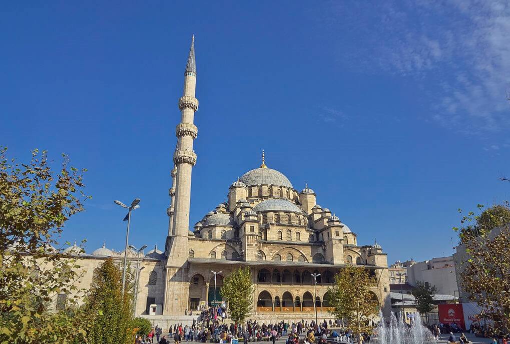 Vista de la Mezquita Nueva de Estambul