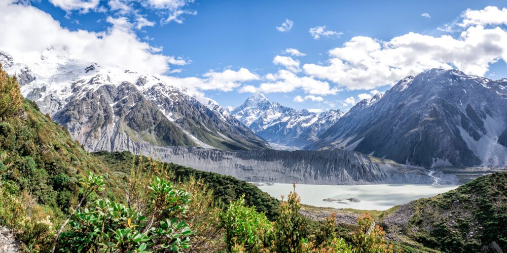 Vista del Parque Nacional Aoraki