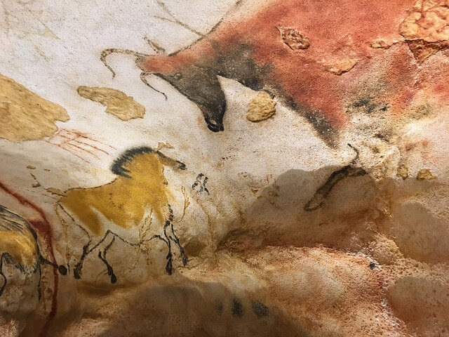 Reproducción de las pinturas rupestres de Lascaux