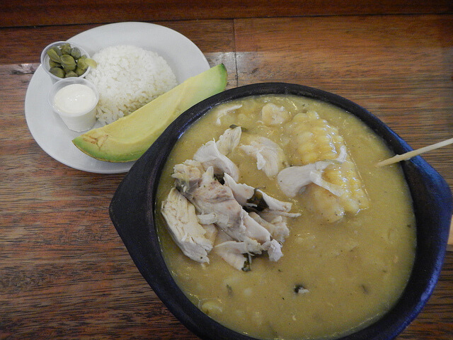Plato de ajiaco