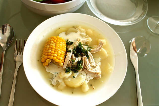 Plato de ajiaco