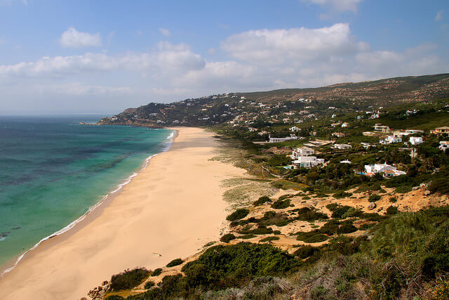 Playa de los Alemanes en Cádiz