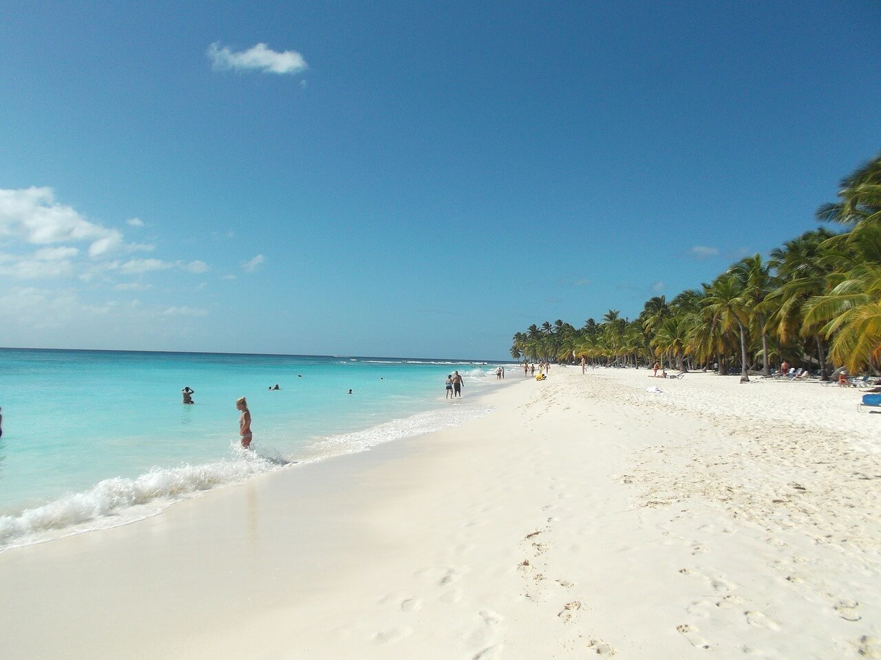 Playa en isla Saona