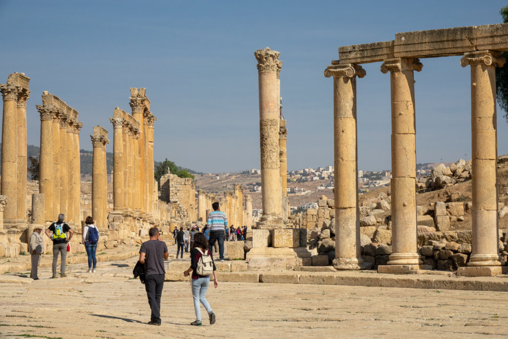 Una visita a las ruinas de Jerash en Jordania