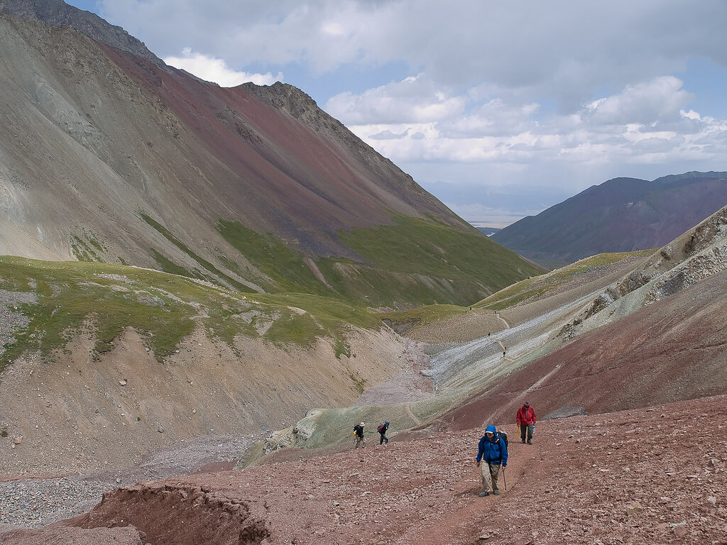 Ruta hacia el campamento base de Lenin