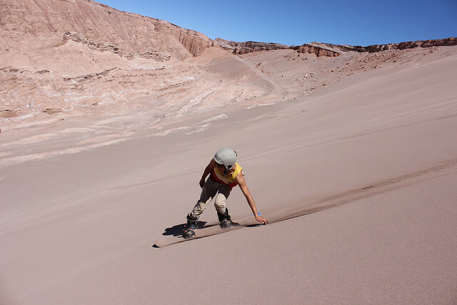 Sandboard en San Pedro de Atacama