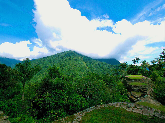 Vista de Sierra Nevada en Colombia