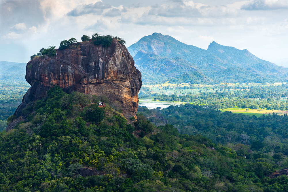 Fortaleza de Sigiriya en la isla de Sri Lanka