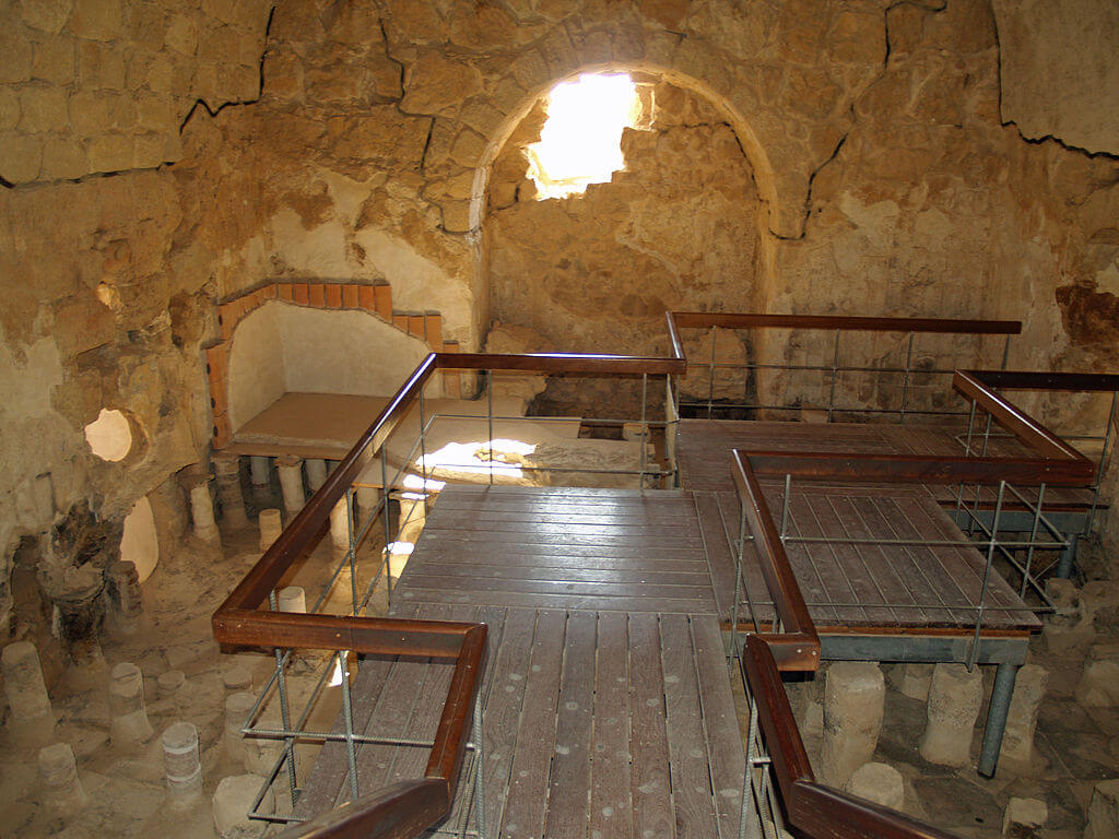 Termas de la fortaleza de Masada