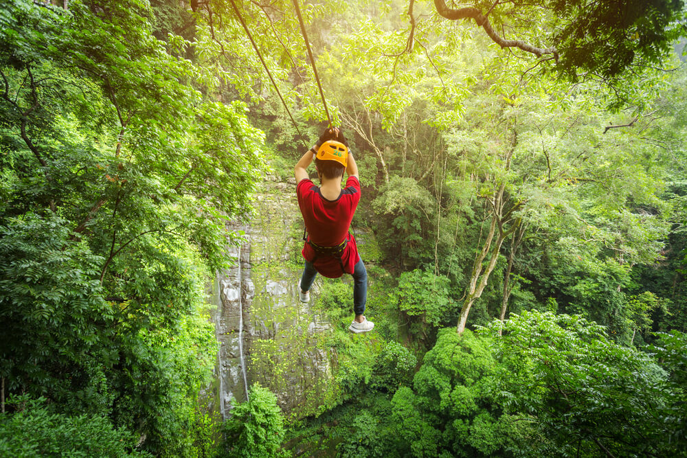 Tirolina en Punta Cana