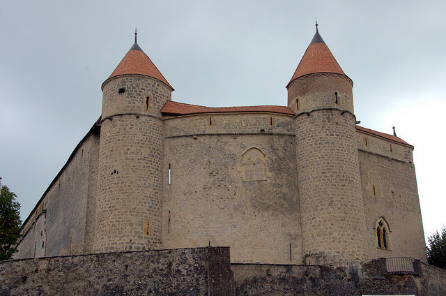 Vista del castillo de Granson