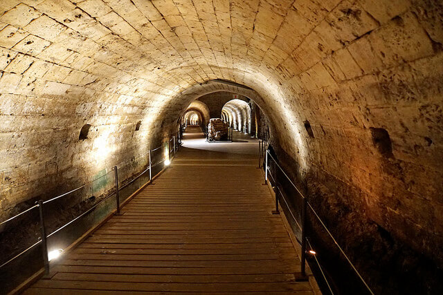 túnel de los Templarios en la Ciudad Vieja de Akko