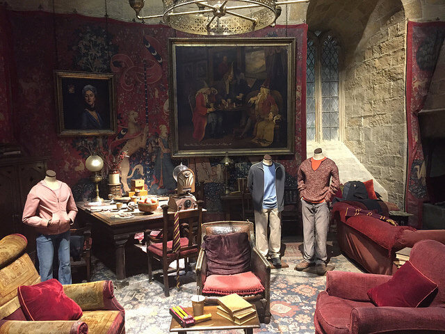 Vestuarios en los estudios de Harry Potter