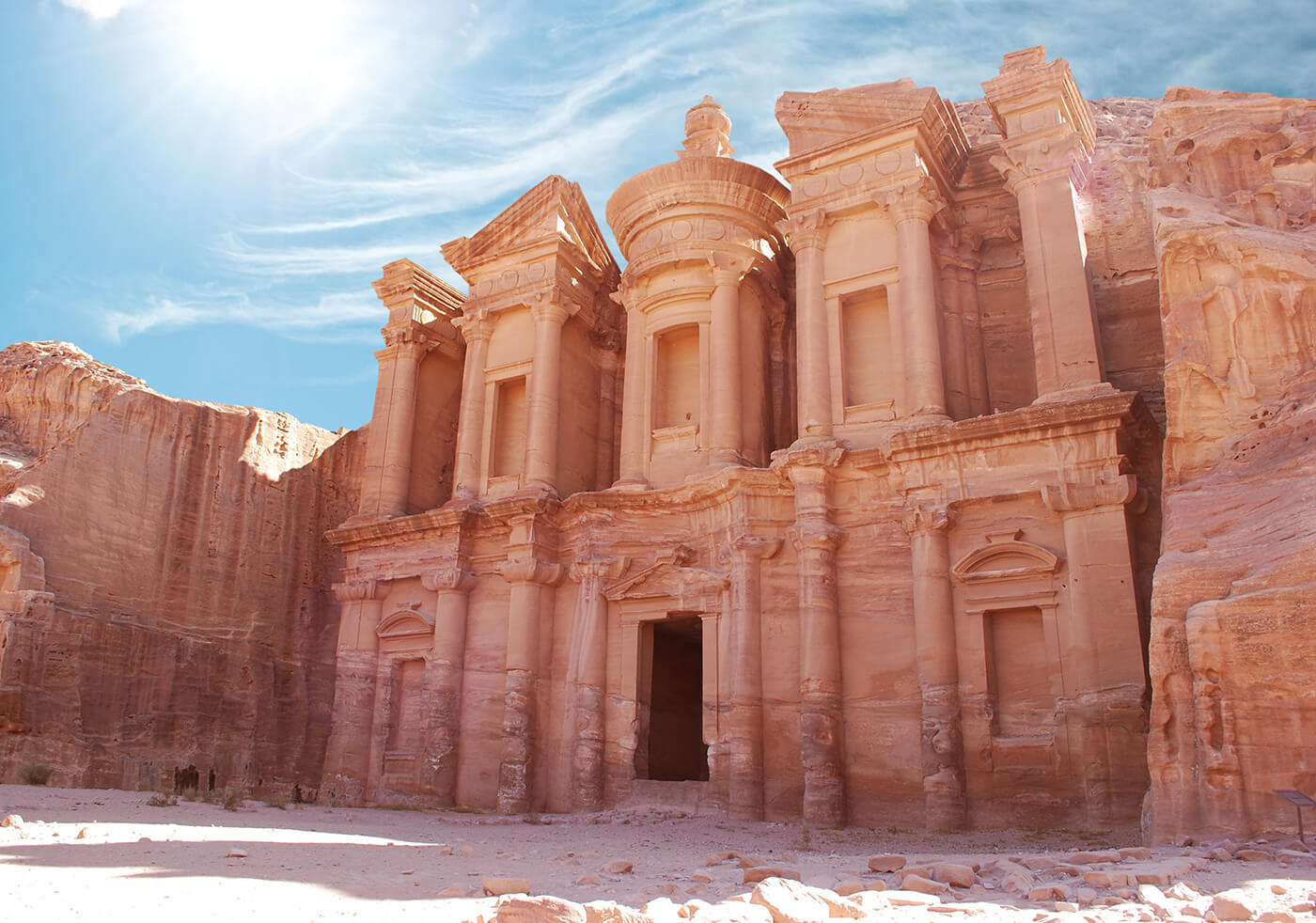 El Monasterio de la ciudad de Petra