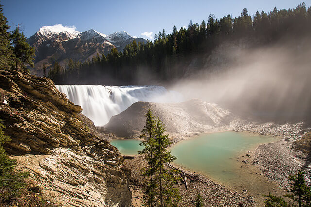 Wapta Falls en el Parque Nacional Yoho