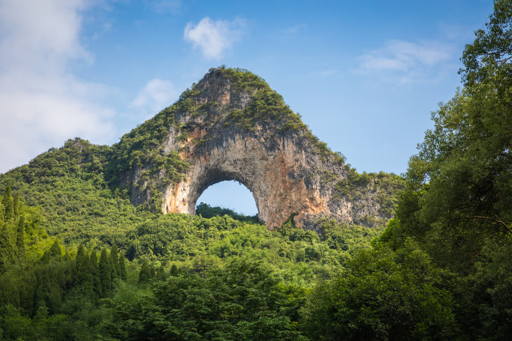 Vista de la colina de la Luna