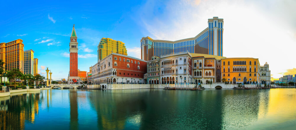 Vista de la zona de ocio de Macao