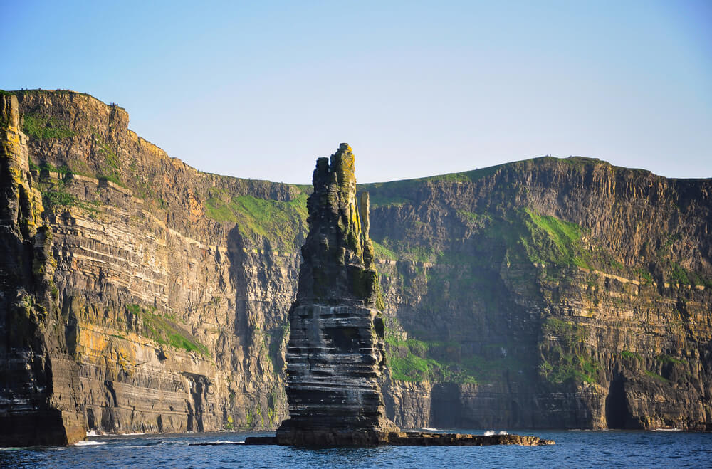 Acantilados de Moher desde el mar