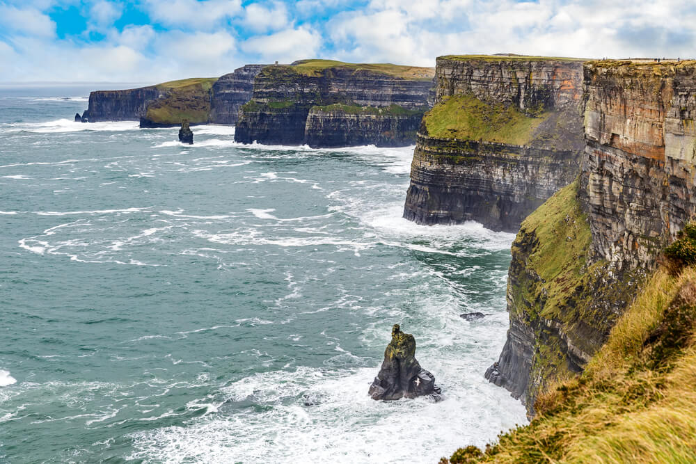 Vista de los acantilados de Moher