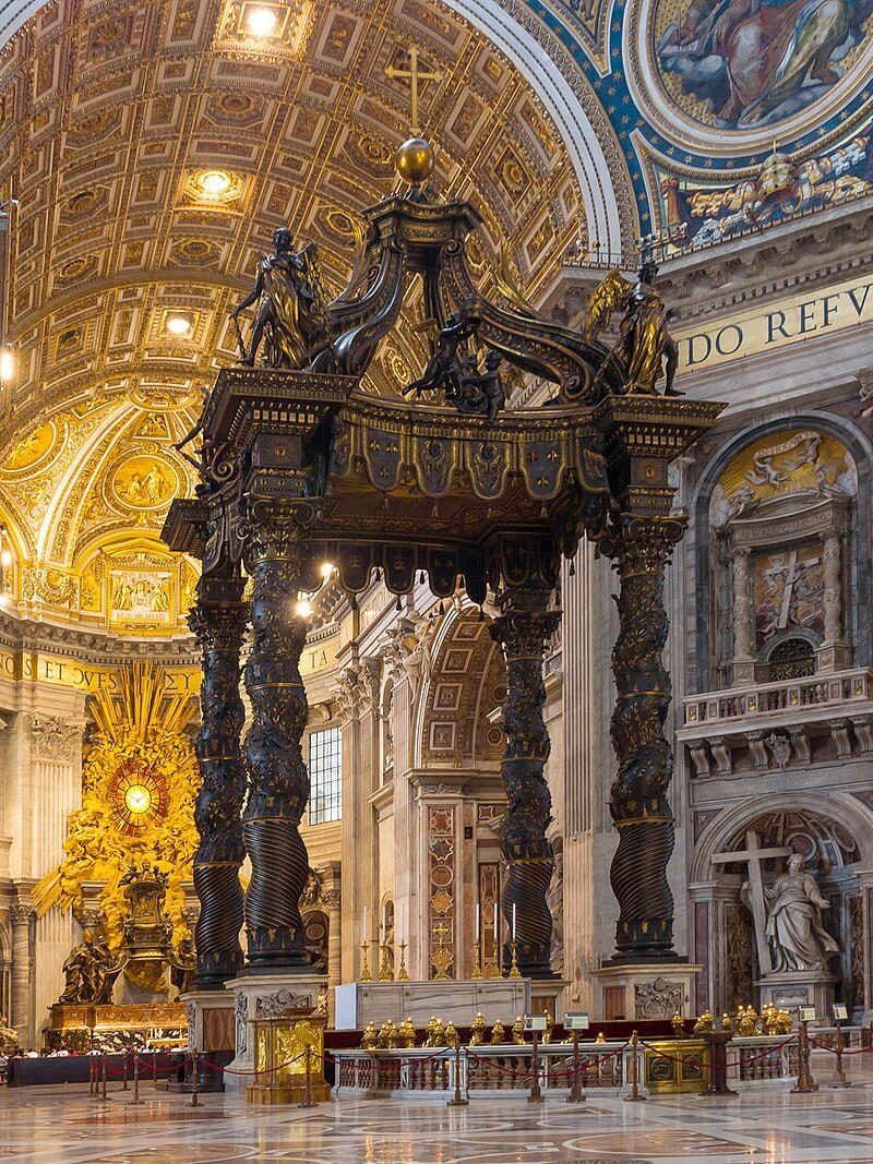 Baldaquino de la basíclica de San Pedro