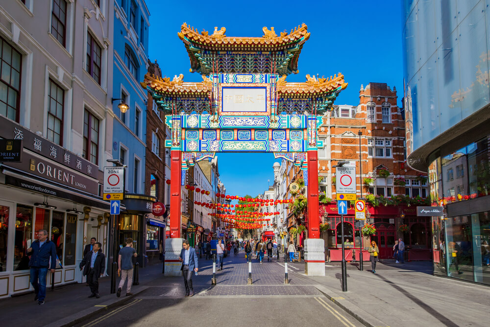 Entrada a Chinatown en Londres