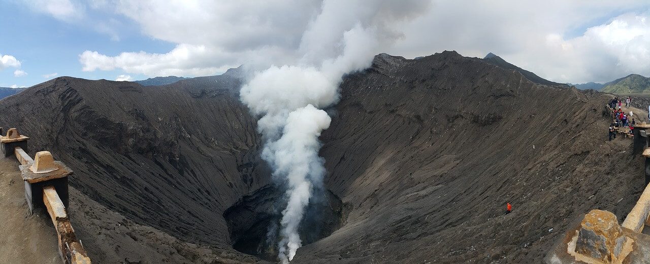 Cráter del monte Bromo