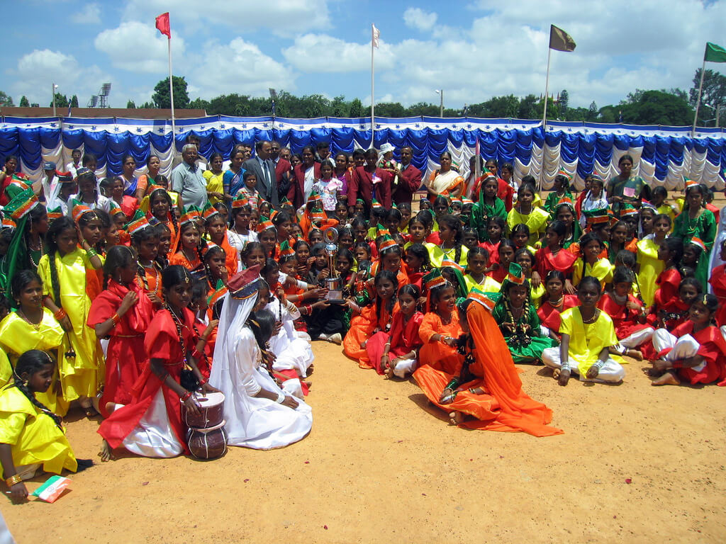 Celebración del Día de la Independencia en la India