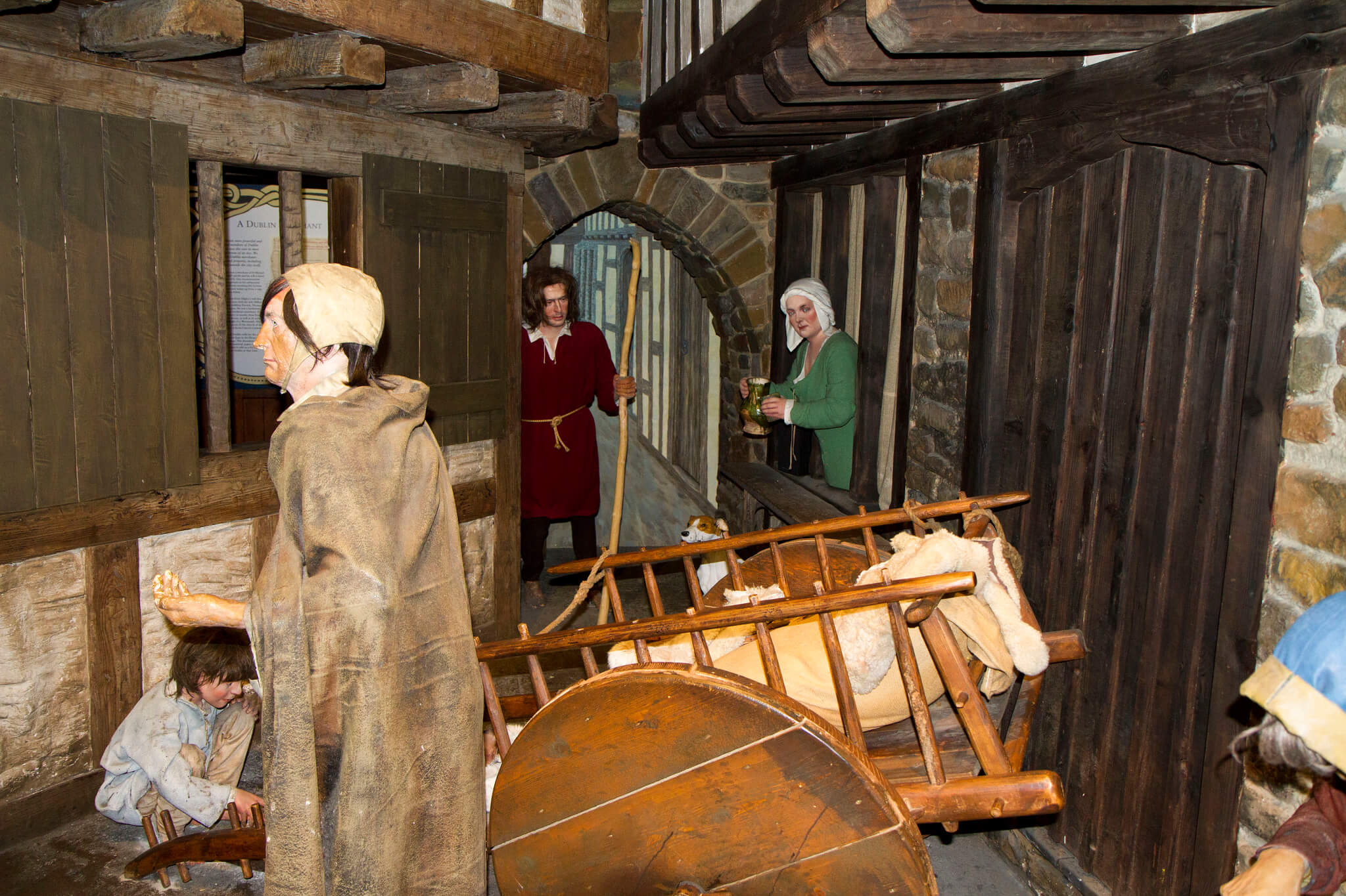 Escena medieval en Dublinia