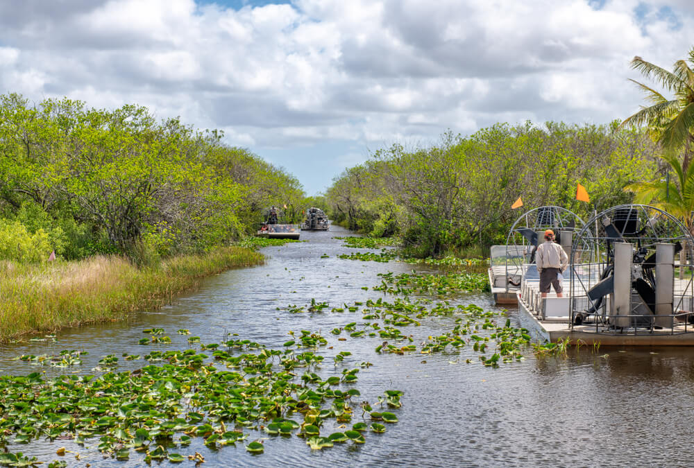 Airboat en el Parque Nacional Everglades