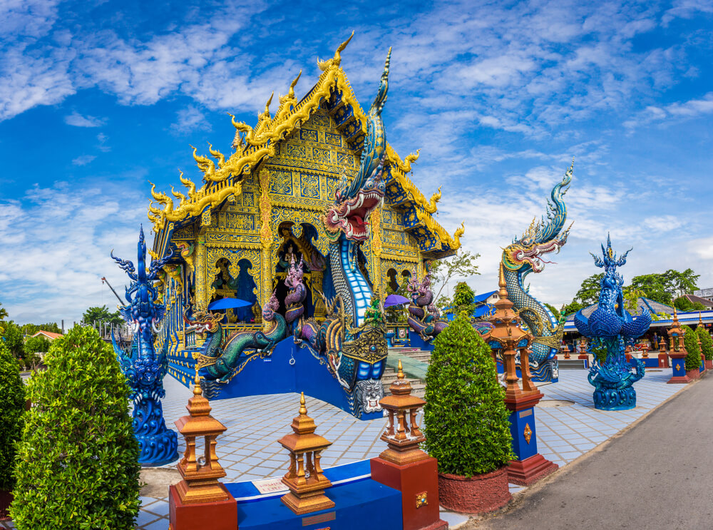 Fachada del Templo Azul