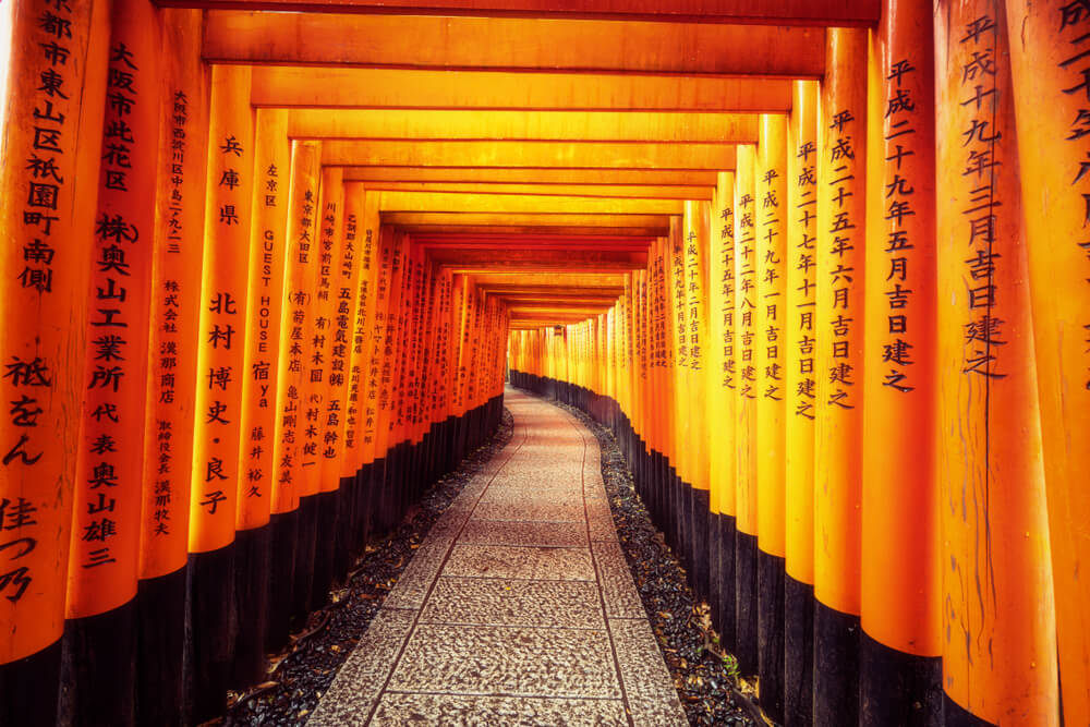 Toriis en Fushimi Inari