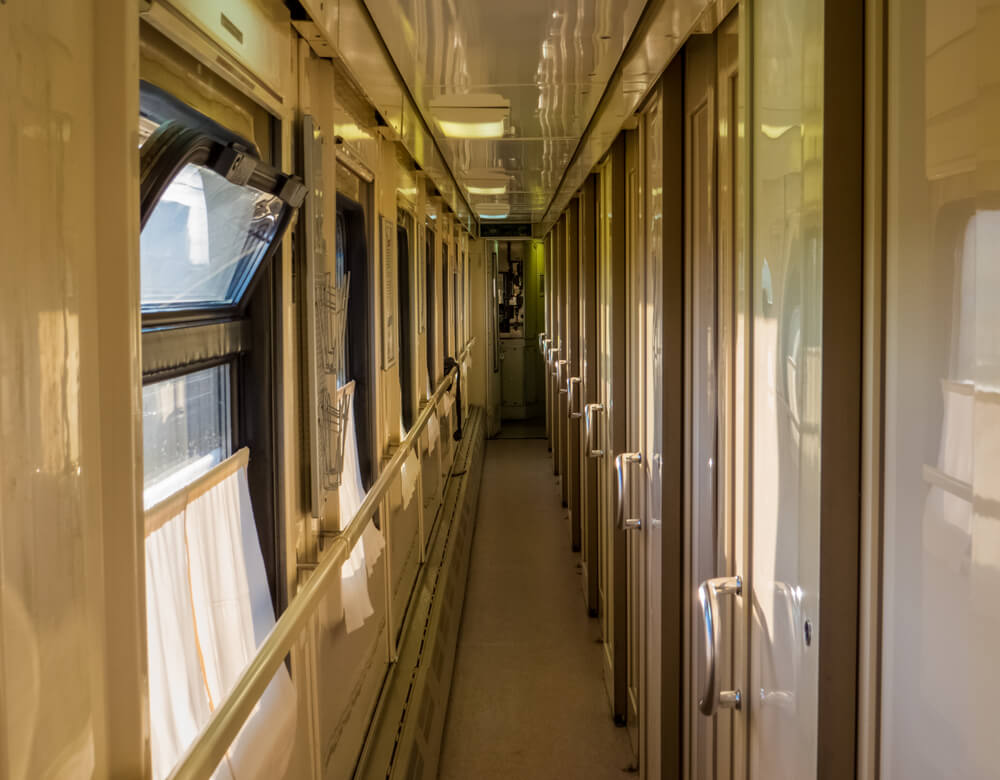 Interior del Transiberiano