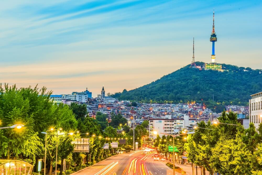 Barrio de Itaewon en Seúl