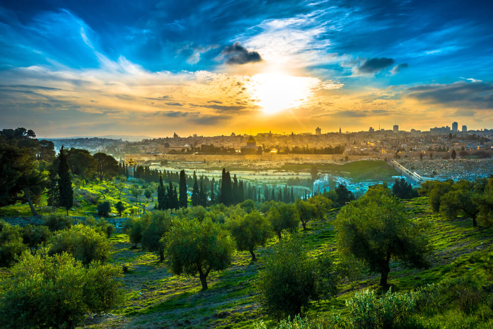 Vista de Jerusalén desde el monte de los Olivos