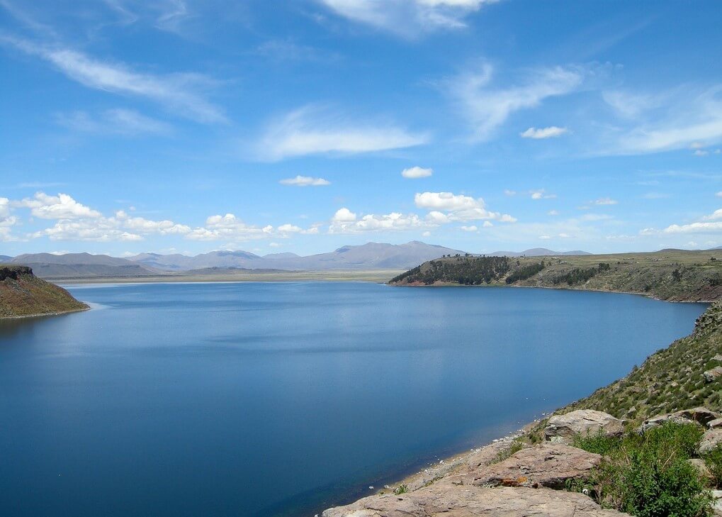 Vista del lago Umayo