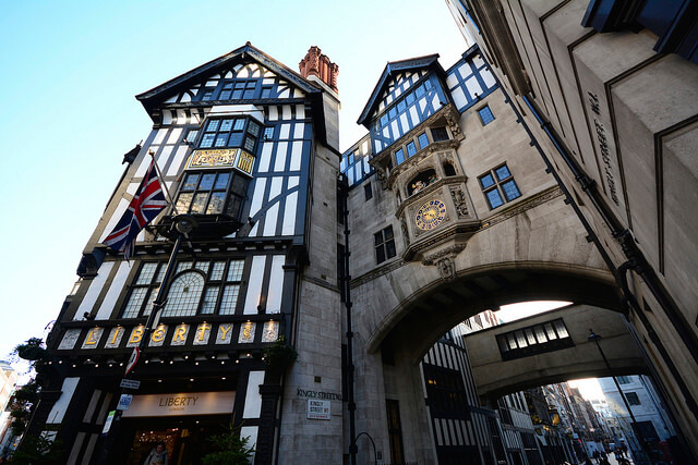 Entrada a Liberty's en Londres