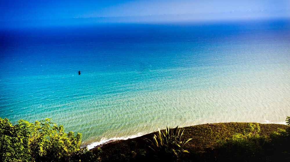 Vista desde Lovers Leap en Jamaica